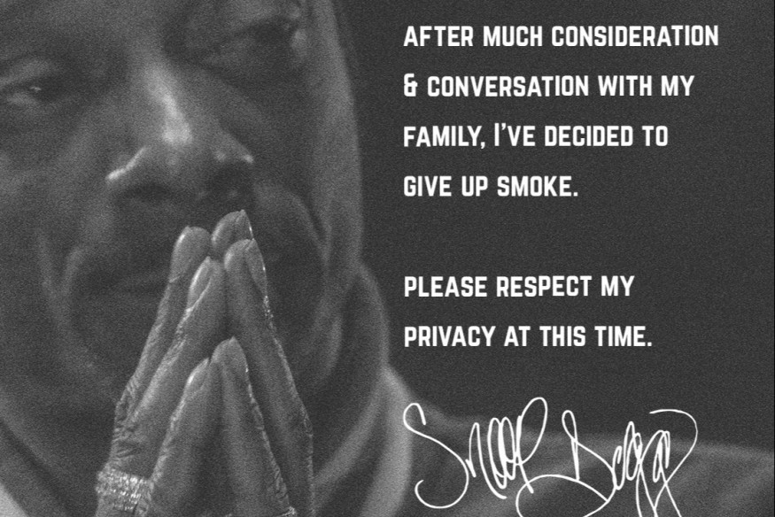 Snoop Dog annonce arrêter de fumer !